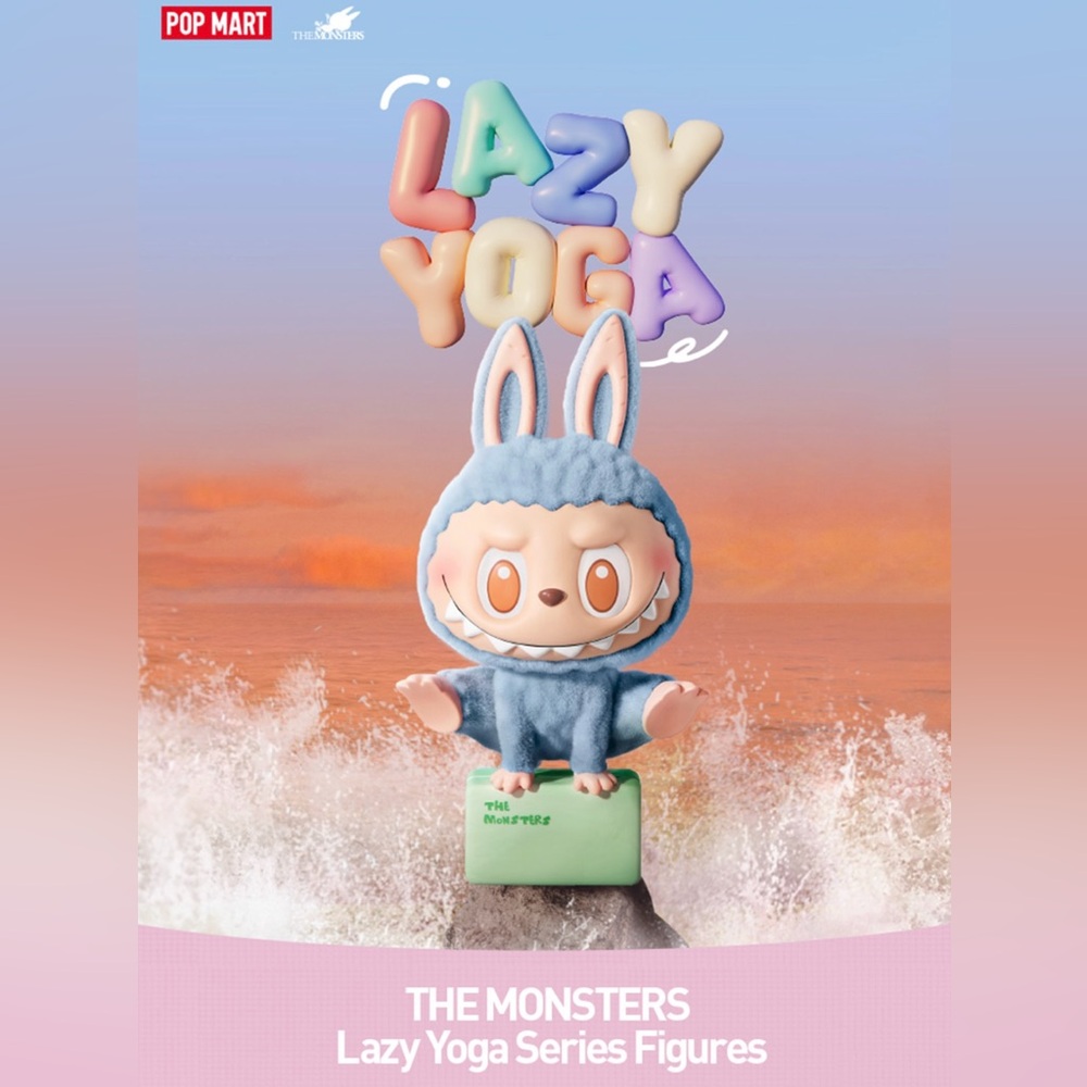 POP MART LABUBU – Lazy Yoga Series Figures | Mystery Blind Box | NIB 🧘‍♀️🐰✨